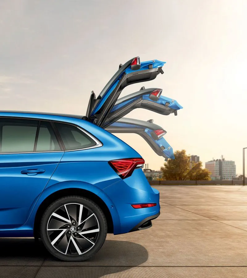 Portellone elettrico regolabile