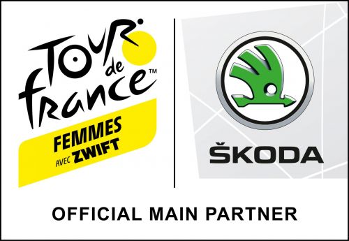 ŠKODA AUTO, per la prima volta, partner principale del Tour de France Femmes avec ZWIFT